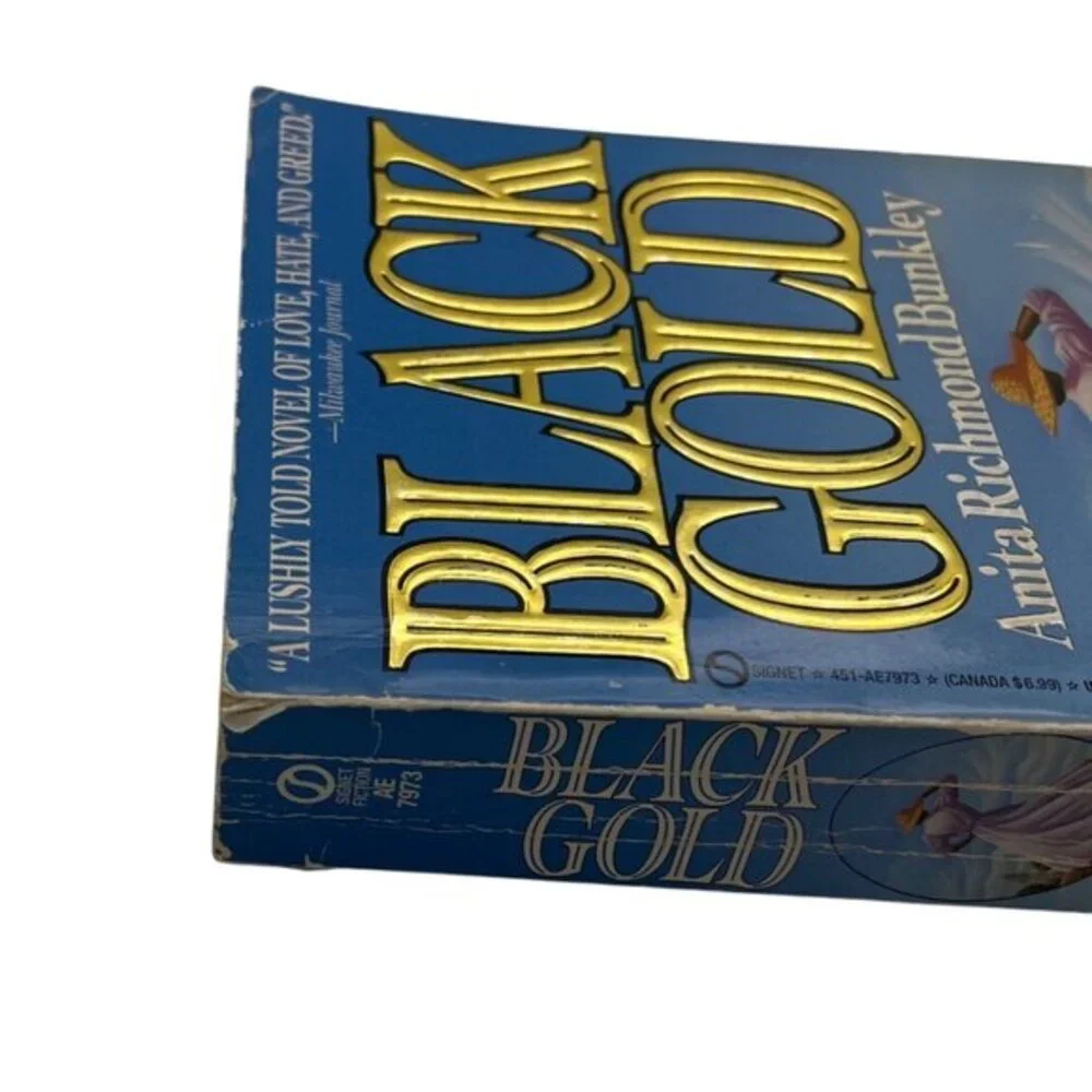 Black Gold By Anita Richmond Bunkley Paperback 1994 Novel‎